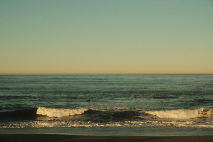 beach at golden hour